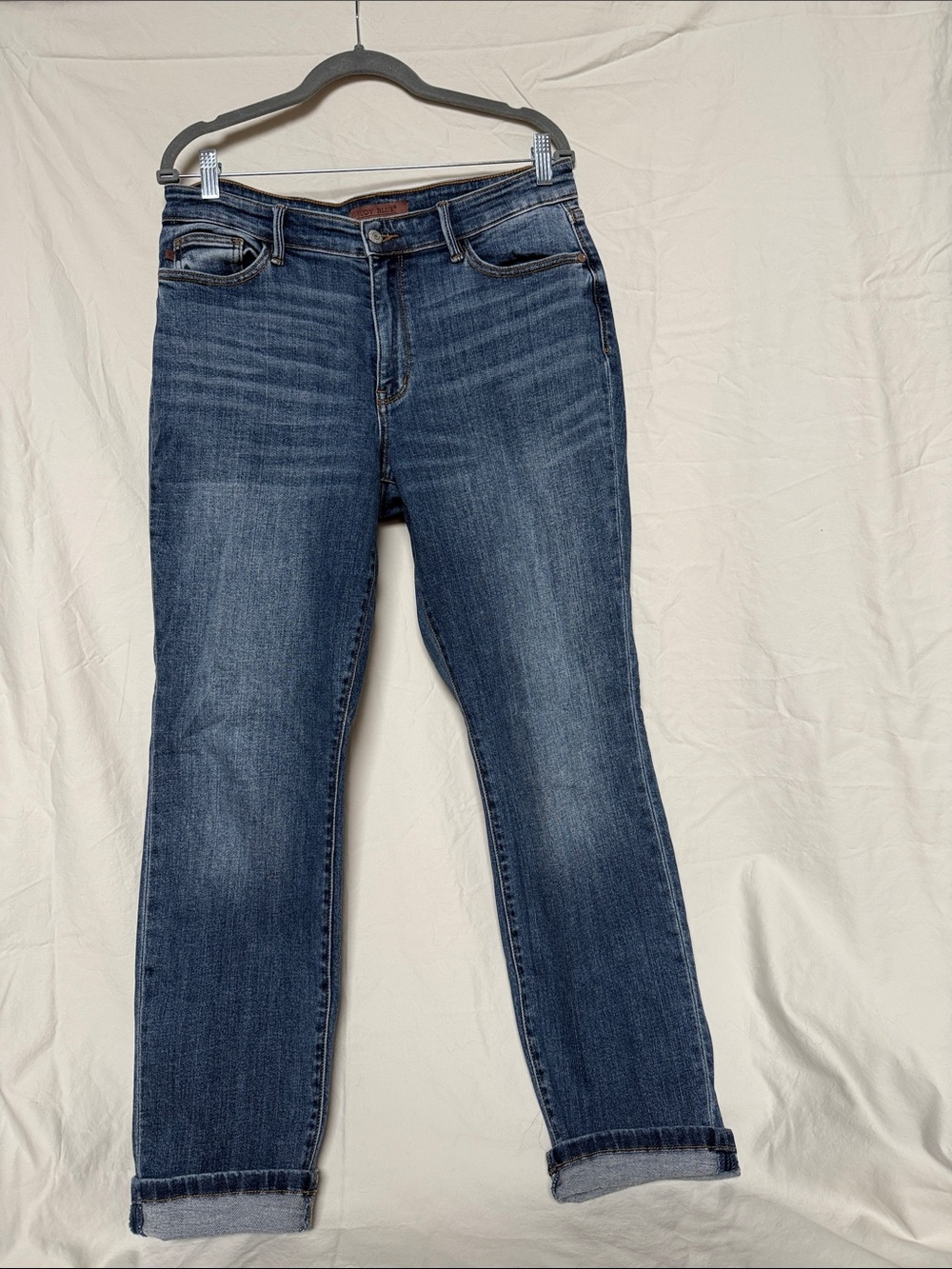 Judy Blue Medium Dark Wash Boyfriend Jeans